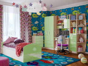 Детская комната Юниор-2 Салатовый металлик в Тобольске - tobolsk.magazinmebel.ru | фото - изображение 1