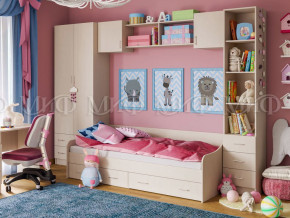 Детская комната Вега 1 Дуб беленый в Тобольске - tobolsk.magazinmebel.ru | фото - изображение 1