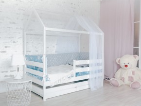 Детская кровать Домик Эко с ящиками белый в Тобольске - tobolsk.magazinmebel.ru | фото - изображение 2