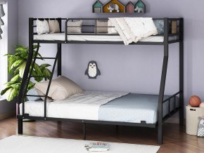 Двухъярусная кровать Гранада-1 140 черный в Тобольске - tobolsk.magazinmebel.ru | фото