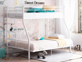 Двухъярусная кровать Гранада-3 140 белый в Тобольске - tobolsk.magazinmebel.ru | фото - изображение 1