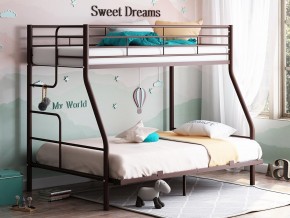 Двухъярусная кровать Гранада-3 140 коричневый в Тобольске - tobolsk.magazinmebel.ru | фото