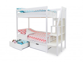 Двухъярусная кровать Svogen с ящиками белый в Тобольске - tobolsk.magazinmebel.ru | фото - изображение 2