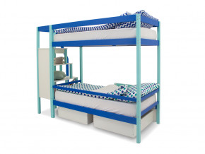 Двухъярусная кровать Svogen с ящиками мятно-синий в Тобольске - tobolsk.magazinmebel.ru | фото - изображение 5