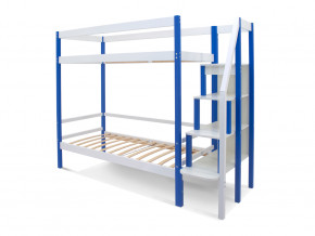 Двухъярусная кровать Svogen с ящиками сине-белый в Тобольске - tobolsk.magazinmebel.ru | фото - изображение 2