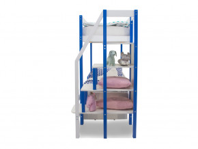 Двухъярусная кровать Svogen с ящиками сине-белый в Тобольске - tobolsk.magazinmebel.ru | фото - изображение 4