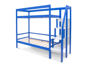 Двухъярусная кровать Svogen с ящиками синий в Тобольске - tobolsk.magazinmebel.ru | фото - изображение 3