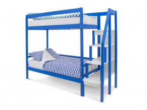Двухъярусная кровать Svogen синий в Тобольске - tobolsk.magazinmebel.ru | фото