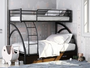 Двухъярусная кровать Виньола-2 Я черный в Тобольске - tobolsk.magazinmebel.ru | фото