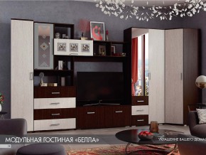 Гостиная Белла венге с угловым шкафом в Тобольске - tobolsk.magazinmebel.ru | фото