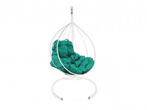 Кокон Капля без ротанга зелёная подушка в Тобольске - tobolsk.magazinmebel.ru | фото - изображение 1