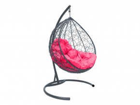 Кокон Капля ротанг розовая подушка в Тобольске - tobolsk.magazinmebel.ru | фото