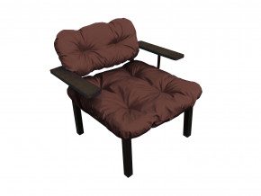 Кресло Дачное коричневая подушка в Тобольске - tobolsk.magazinmebel.ru | фото - изображение 1