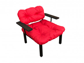 Кресло Дачное красная подушка в Тобольске - tobolsk.magazinmebel.ru | фото - изображение 1