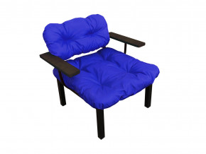 Кресло Дачное синяя подушка в Тобольске - tobolsk.magazinmebel.ru | фото - изображение 1