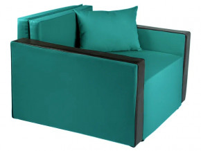 Кресло-кровать Милена с подлокотниками рогожка emerald в Тобольске - tobolsk.magazinmebel.ru | фото