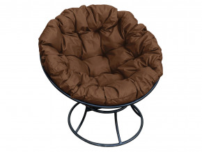 Кресло Папасан без ротанга коричневая подушка в Тобольске - tobolsk.magazinmebel.ru | фото