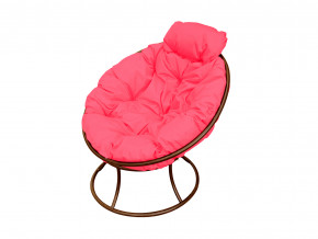 Кресло Папасан мини без ротанга розовая подушка в Тобольске - tobolsk.magazinmebel.ru | фото