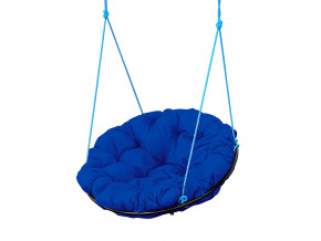 Кресло Папасан подвесное синяя подушка в Тобольске - tobolsk.magazinmebel.ru | фото