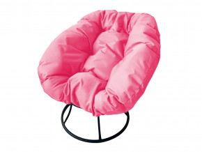 Кресло Пончик без ротанга розовая подушка в Тобольске - tobolsk.magazinmebel.ru | фото