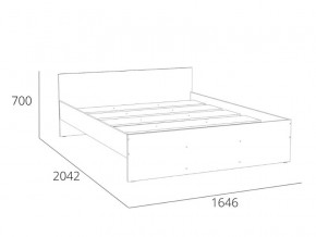 Кровать 1600 НМ 011.53 Симпл Белый Фасадный в Тобольске - tobolsk.magazinmebel.ru | фото - изображение 4