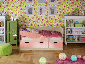 Кровать Бабочки 1600 Розовый металлик в Тобольске - tobolsk.magazinmebel.ru | фото - изображение 1