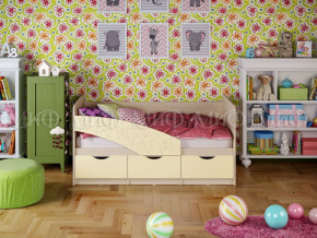 Кровать Бабочки 1600 Ваниль в Тобольске - tobolsk.magazinmebel.ru | фото - изображение 1