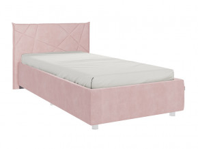 Кровать Бест 900 велюр нежно-розовый в Тобольске - tobolsk.magazinmebel.ru | фото - изображение 1