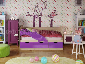 Кровать Дельфин-1 1800 Фиолетовый металлик в Тобольске - tobolsk.magazinmebel.ru | фото - изображение 1