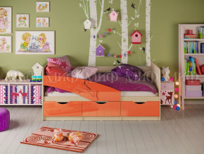 Кровать Дельфин 1600 Оранжевый металлик в Тобольске - tobolsk.magazinmebel.ru | фото