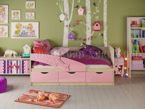 Кровать Дельфин 1600 Розовый металлик в Тобольске - tobolsk.magazinmebel.ru | фото