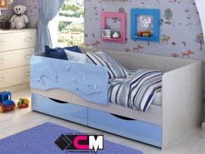 Кровать детская Алиса КР 812 голубая 1600 в Тобольске - tobolsk.magazinmebel.ru | фото