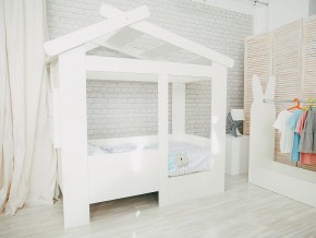 Кровать детская Теремок без ящика белая в Тобольске - tobolsk.magazinmebel.ru | фото