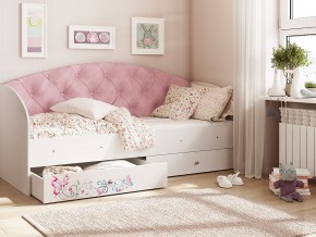 Кровать Эльза Белый-розовый в Тобольске - tobolsk.magazinmebel.ru | фото - изображение 1