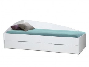 Кровать Фея-3 асимметричная 2000х900 белый в Тобольске - tobolsk.magazinmebel.ru | фото - изображение 1