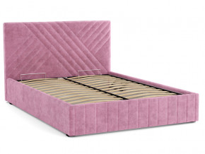 Кровать Гамма 1400 с основанием велюр тенерифе розовый в Тобольске - tobolsk.magazinmebel.ru | фото - изображение 2