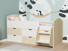Кровать Малыш-7 Дуб-Белое дерево в Тобольске - tobolsk.magazinmebel.ru | фото
