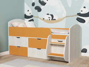 Кровать Малыш-7 Винтербер-Оранжевый в Тобольске - tobolsk.magazinmebel.ru | фото