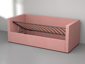Кровать мягкая с подъёмным механизмом арт. 030 розовый в Тобольске - tobolsk.magazinmebel.ru | фото - изображение 2