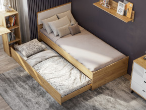 Кровать одинарная Милан выкатная с настилом в Тобольске - tobolsk.magazinmebel.ru | фото