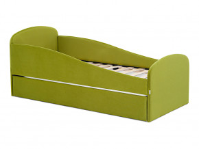 Кровать с ящиком Letmo оливковый (велюр) в Тобольске - tobolsk.magazinmebel.ru | фото - изображение 1