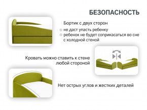 Кровать с ящиком Letmo оливковый (велюр) в Тобольске - tobolsk.magazinmebel.ru | фото - изображение 13
