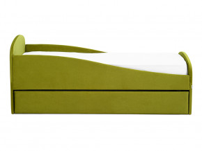 Кровать с ящиком Letmo оливковый (велюр) в Тобольске - tobolsk.magazinmebel.ru | фото - изображение 6