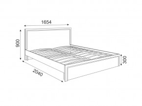 Кровать с основанием Беатрис мод 7 Орех гепланкт в Тобольске - tobolsk.magazinmebel.ru | фото - изображение 2