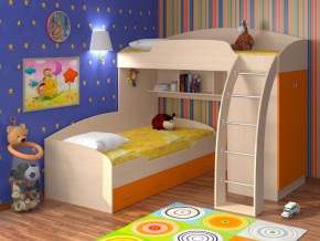 Кровать Соня 1+2 Оранжевый в Тобольске - tobolsk.magazinmebel.ru | фото - изображение 1