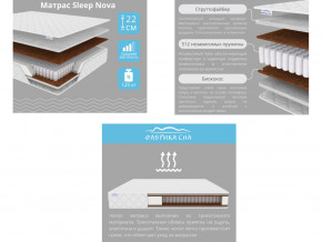 Матрас Sleep Nova шириной 1600 мм в Тобольске - tobolsk.magazinmebel.ru | фото - изображение 2