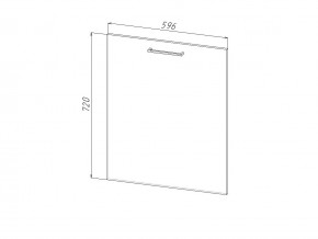 П 60 Комплект для посудомоечной машины 600 мм (цоколь + фасад) ЛДСП в Тобольске - tobolsk.magazinmebel.ru | фото