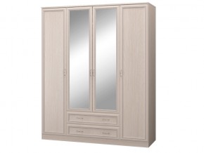 Шкаф 4-х дверный с зеркалом и ящиками в Тобольске - tobolsk.magazinmebel.ru | фото