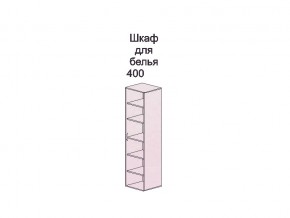 Шкаф для белья 400 ДБ Аннет в Тобольске - tobolsk.magazinmebel.ru | фото - изображение 2