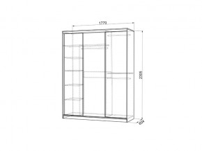 Шкаф-купе Бассо 7-600 78 венге в Тобольске - tobolsk.magazinmebel.ru | фото - изображение 3